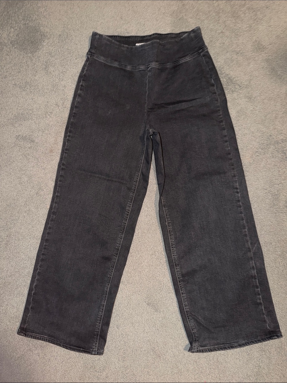 Old Navy Weekender High Rise Wide Leg jeans, size 10, dark gray